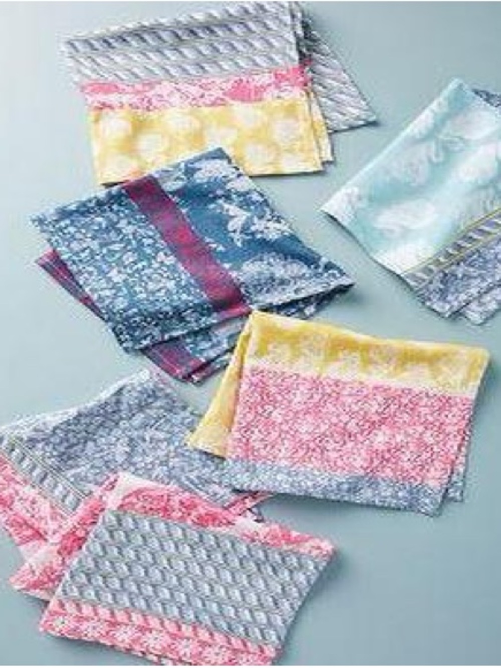 New🌟Anthropologie-Nifty Jacquard Napkins, Set of 6